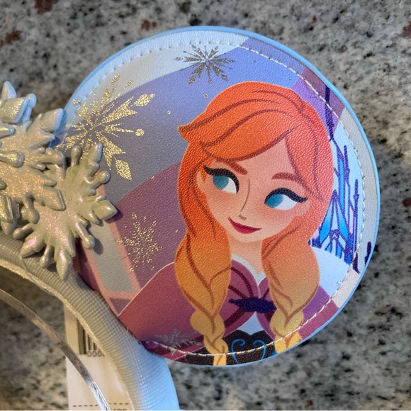 Disney Frozen Anna Elsa Snowflake Ears Loungefly Headband NWT - Picture 4 of 9